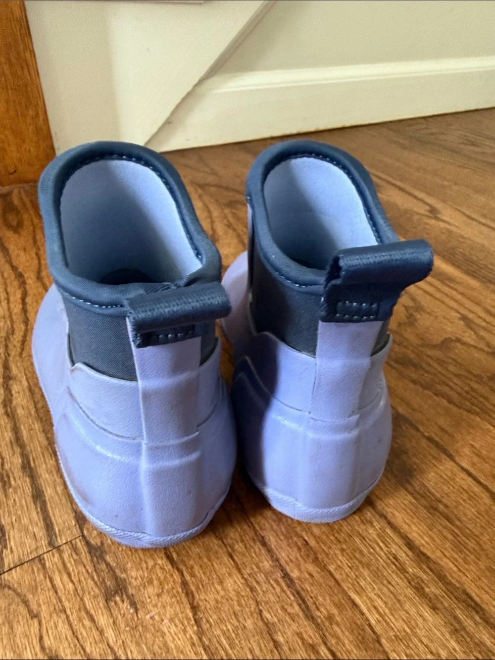 Hunter Kids Lavender Chelsea Rain Boots with Black Trim